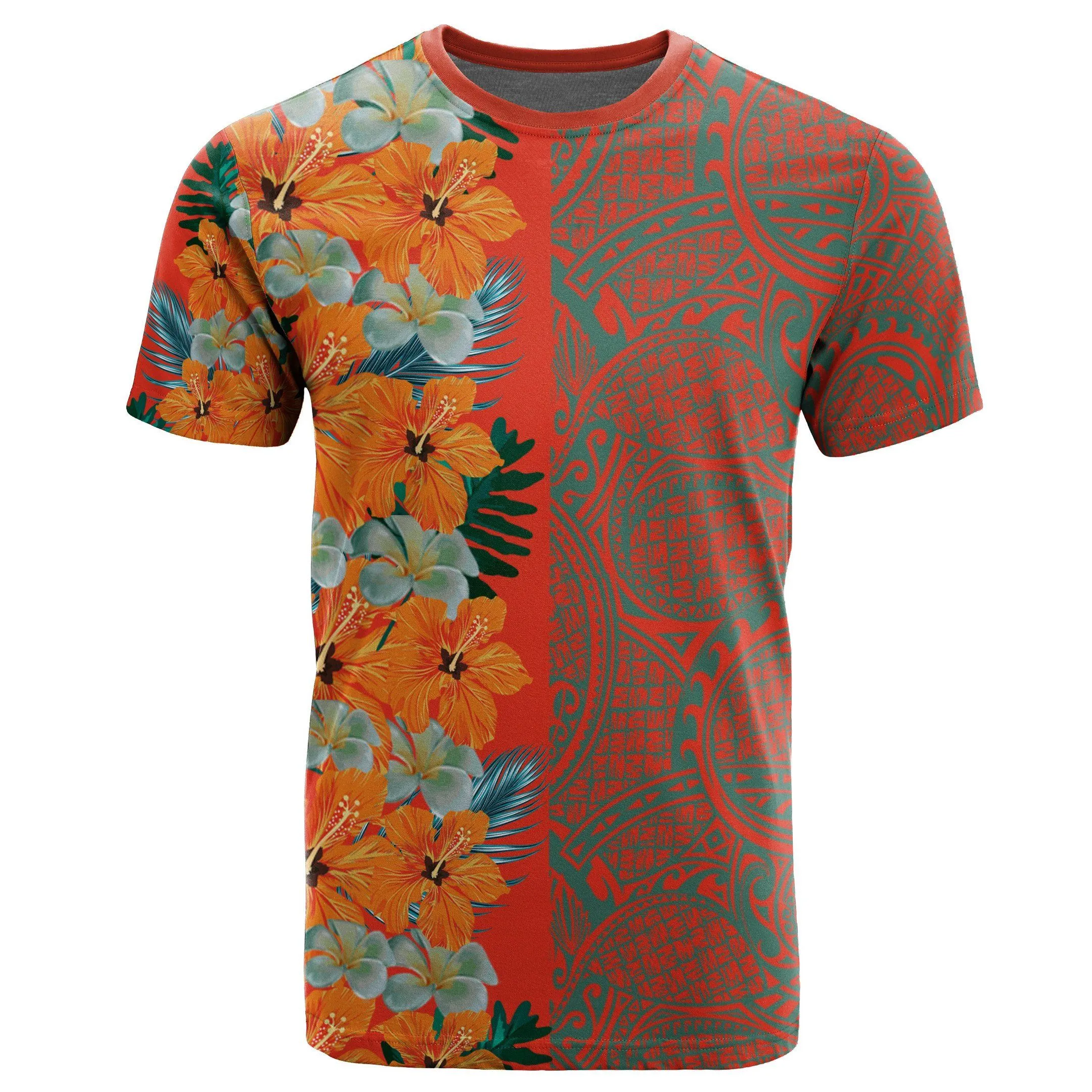 Tropical Polynesian - Hawaiian T-Shirt - Haka Style - AH - J2