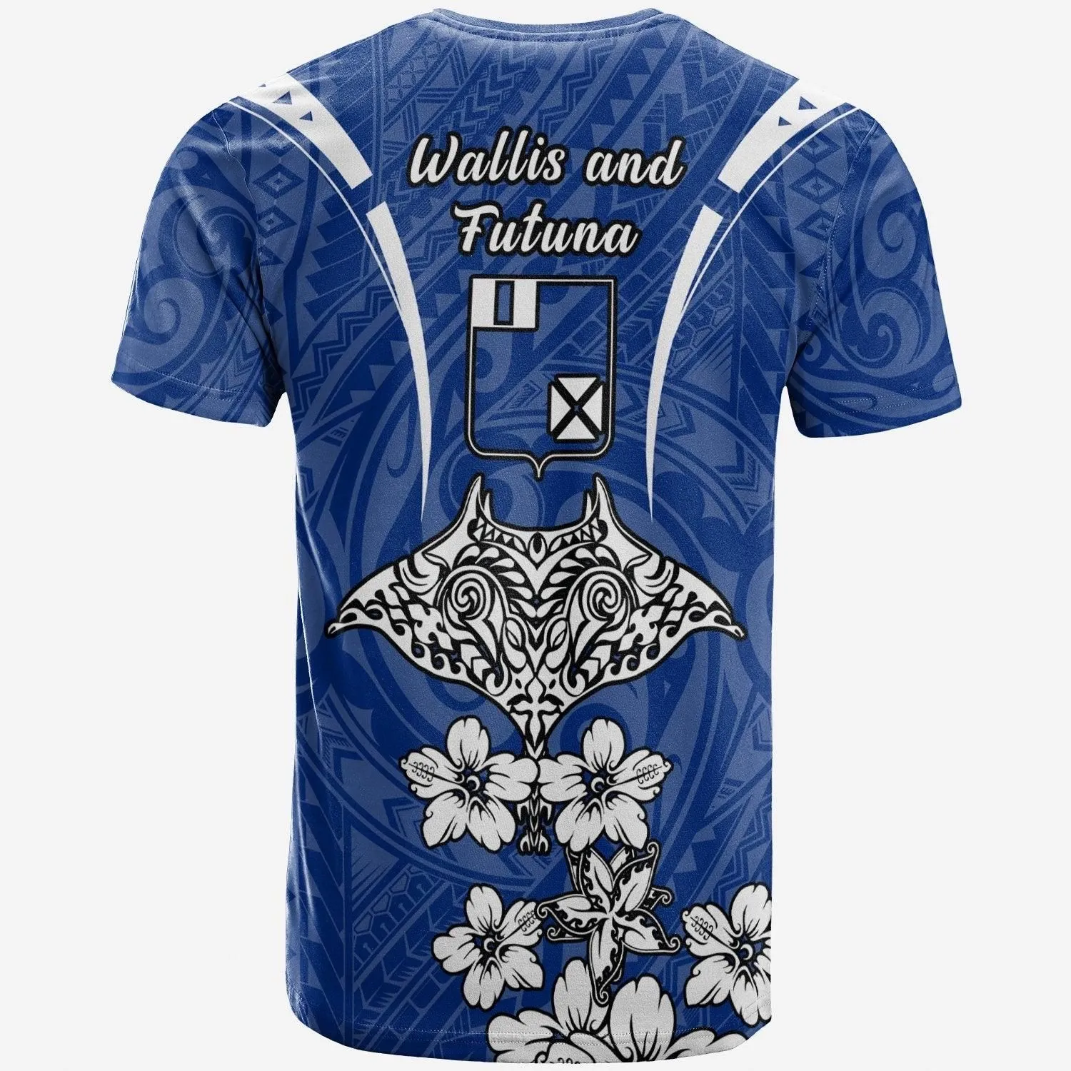 Wallis and Futuna T shirt - Ray Hibiscus