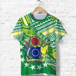 (Custom Personalised) Cook Islands Rugby T shirt New Breathable LT13