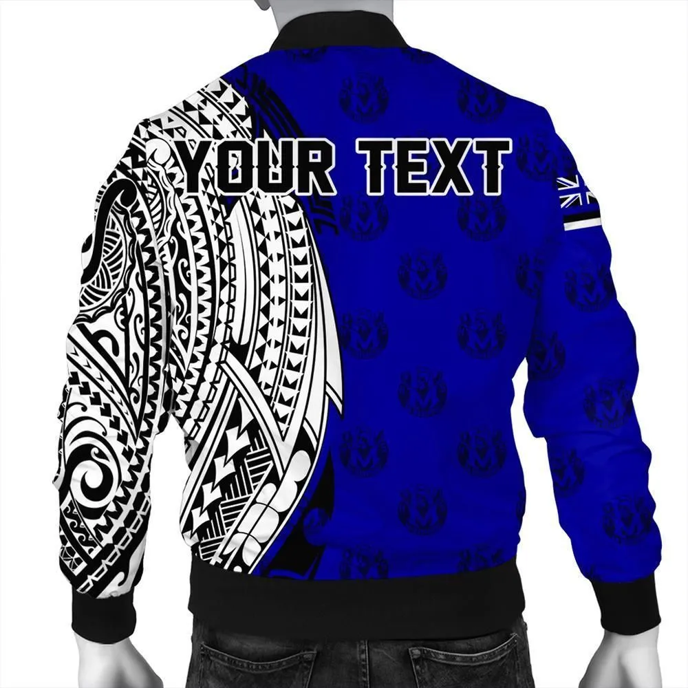 (Personalized) Hawaii - Moanalua High Tribal Kakau Bomber Jacket AH