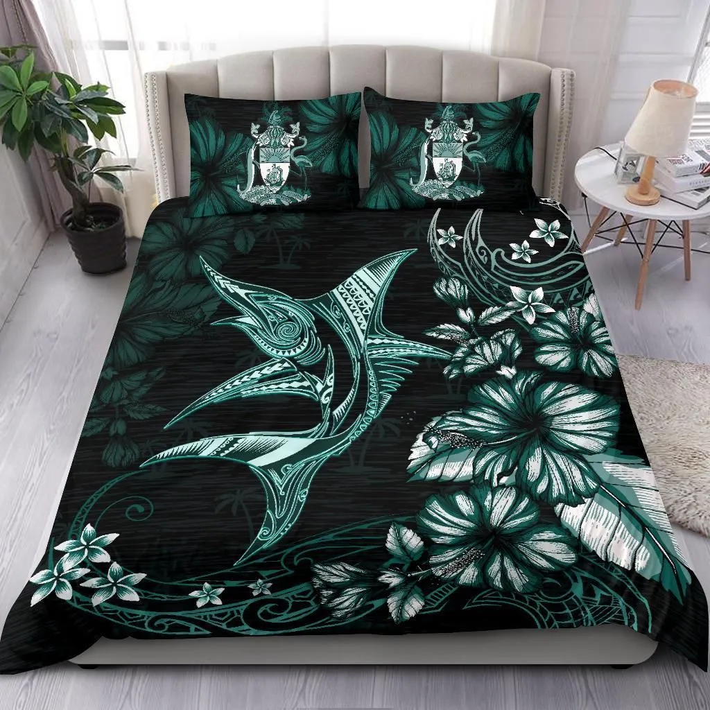The Bahamas Bedding Set - Marlin with Hibiscus