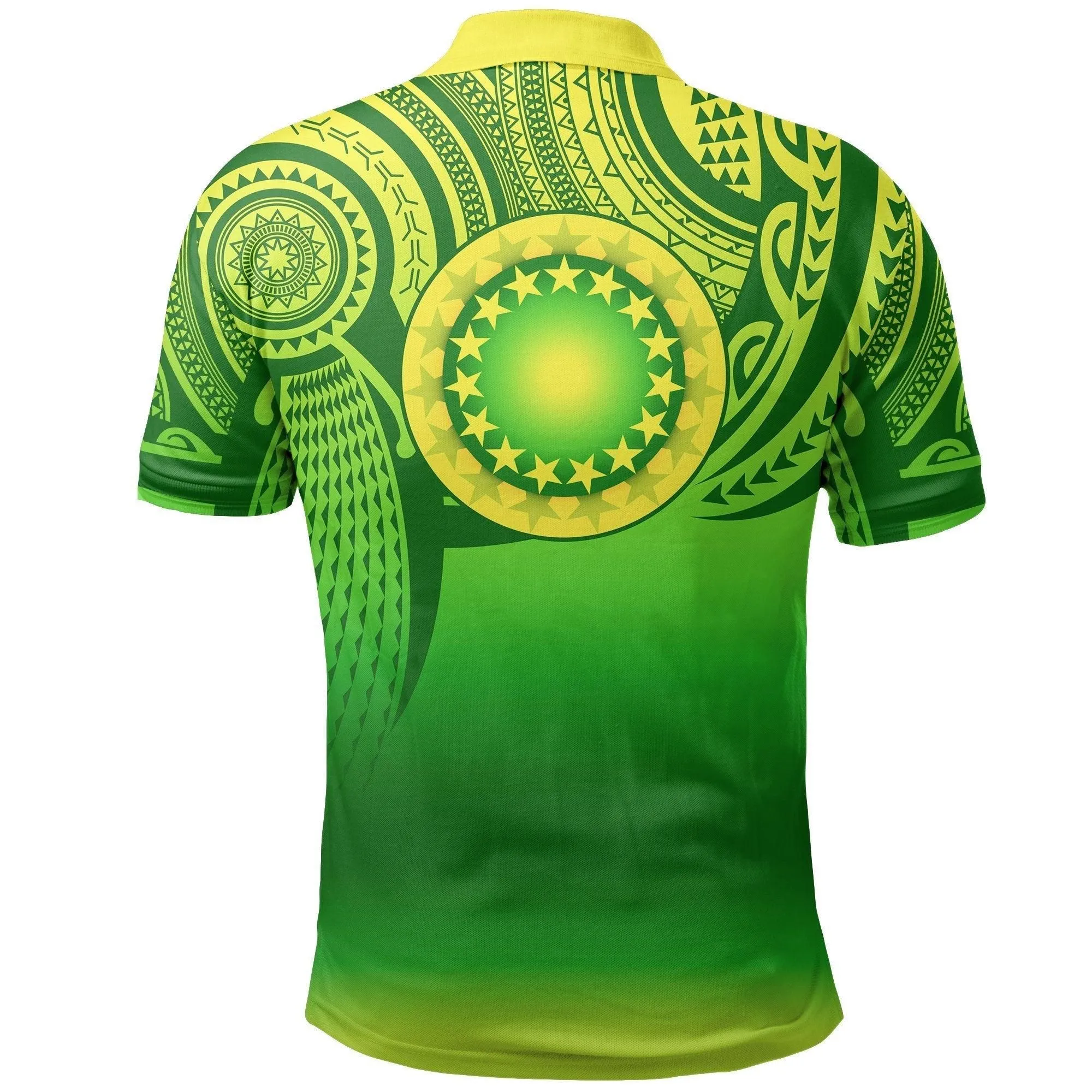 Cook Islands Polynesian Polo Shirt - Tattoo Pattern