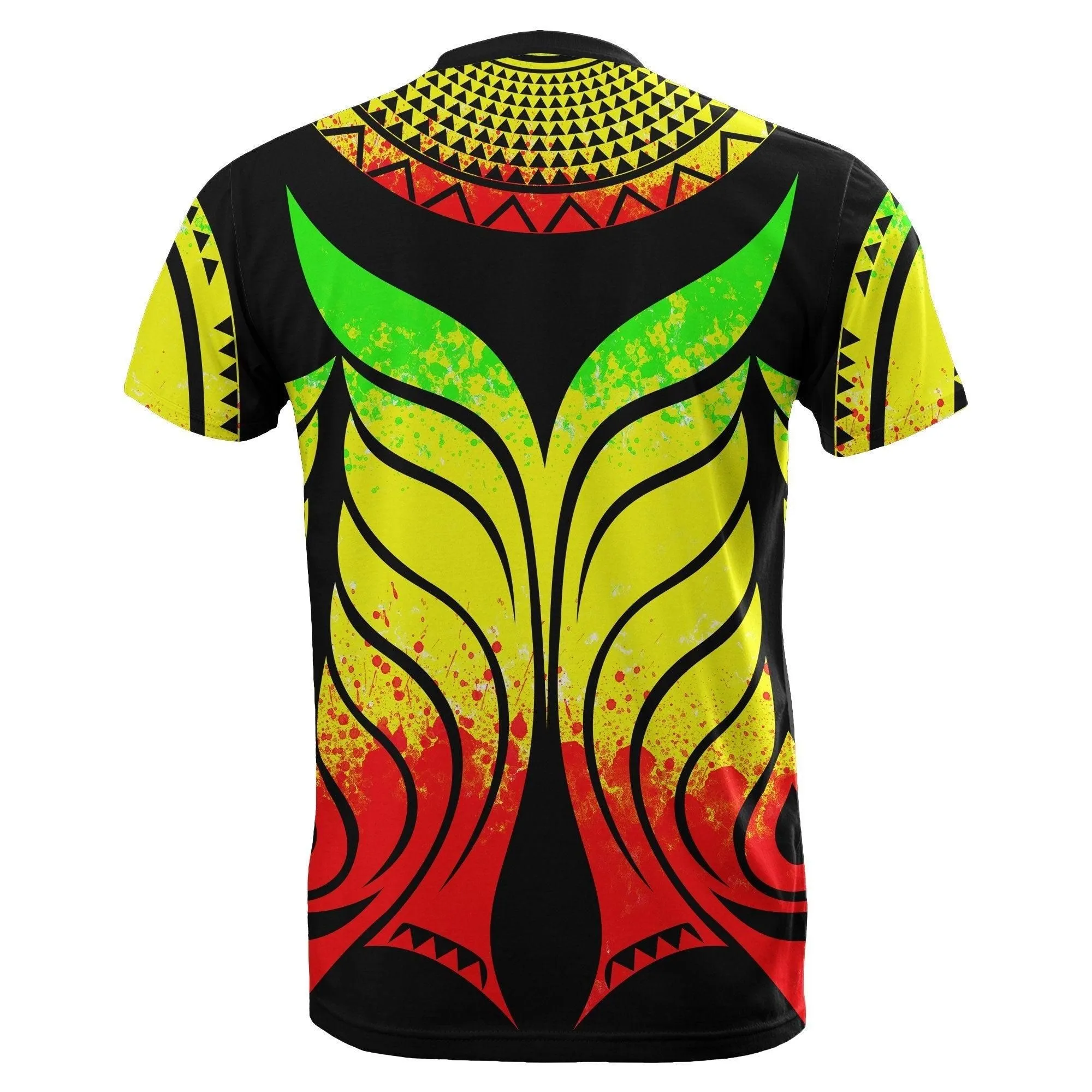 Yap Tribal Tattoo T shirt Reggage