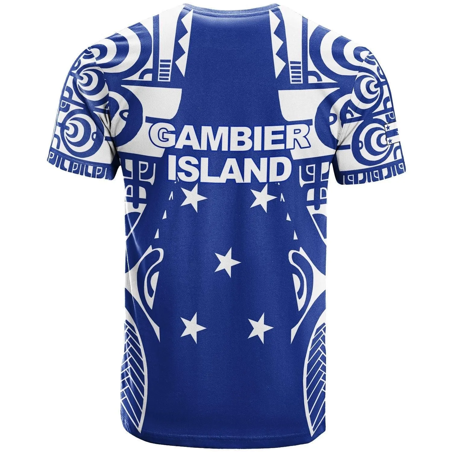 Gambier Islands Tribal Tattoo T shirt LT12