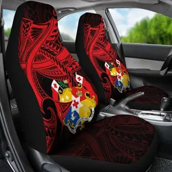 Tonga Car Seat Covers - Seal Tonga With Curve Patterns