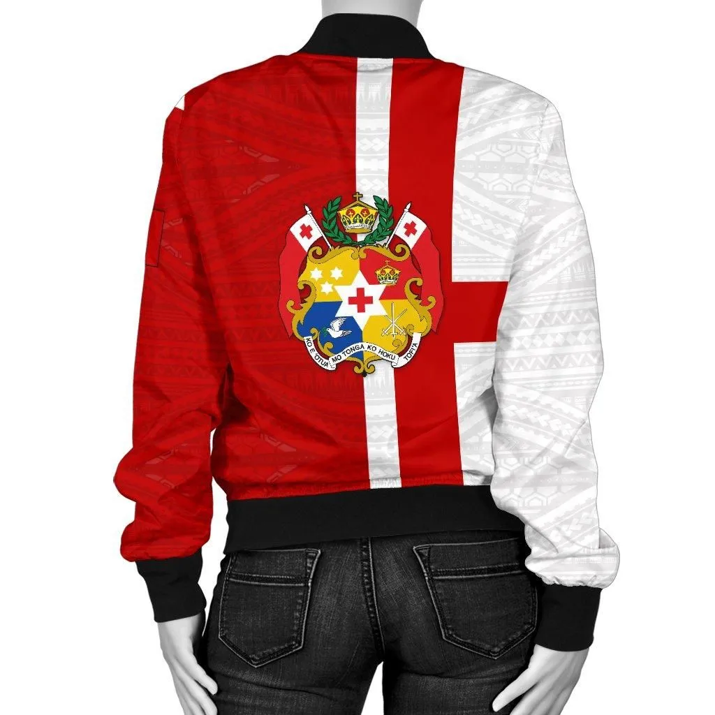 Tonga Rugby Women Bomber Jacket Mate Maa