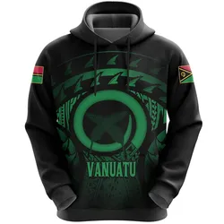 Vanuatu Turtle Hibiscus Pullover Hoodie (Green)