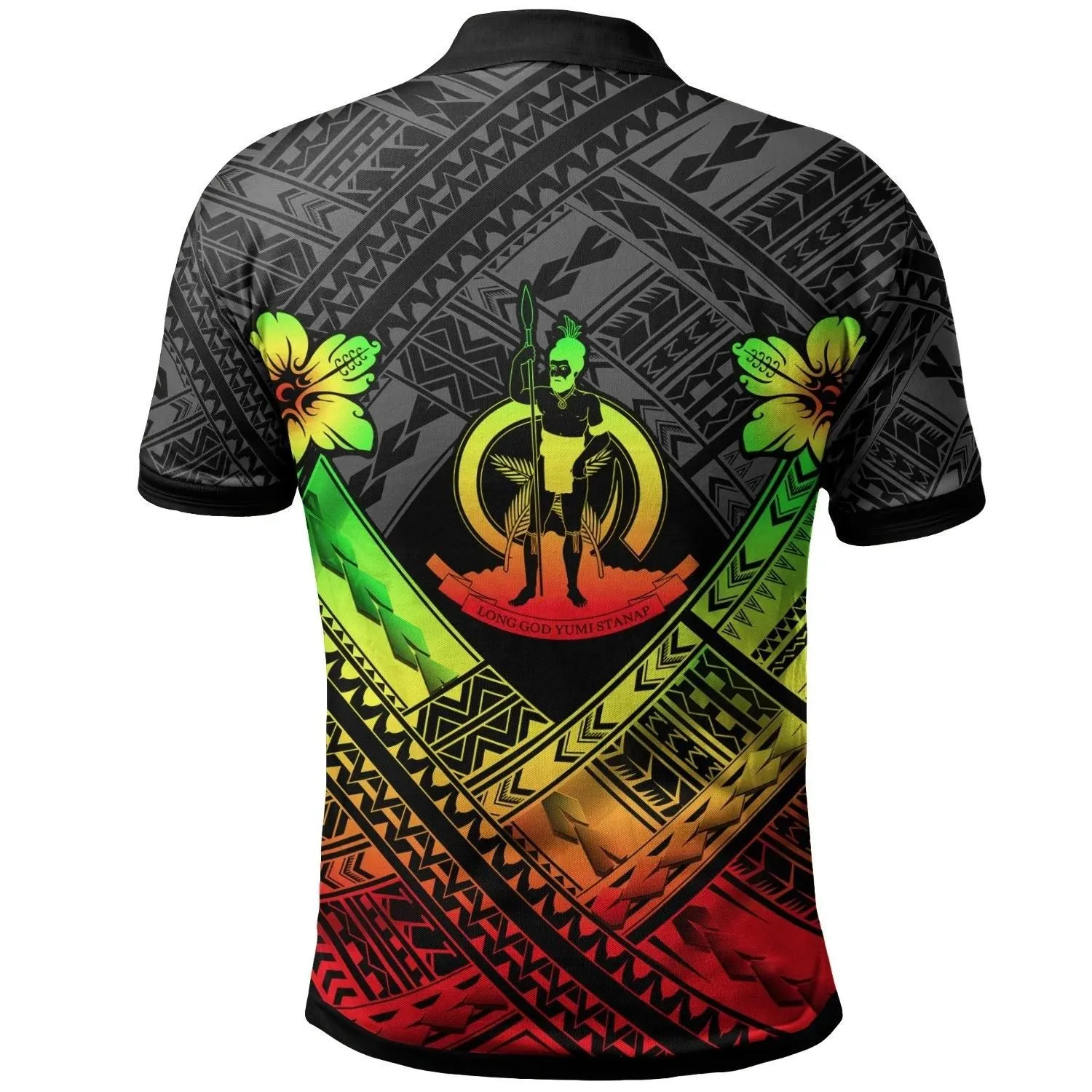 Alohawaii Shirt - Polo Shirt Vanuatu Polynesian Vanuatu Reggae Seal Camisole Hibiscus Style - BN18