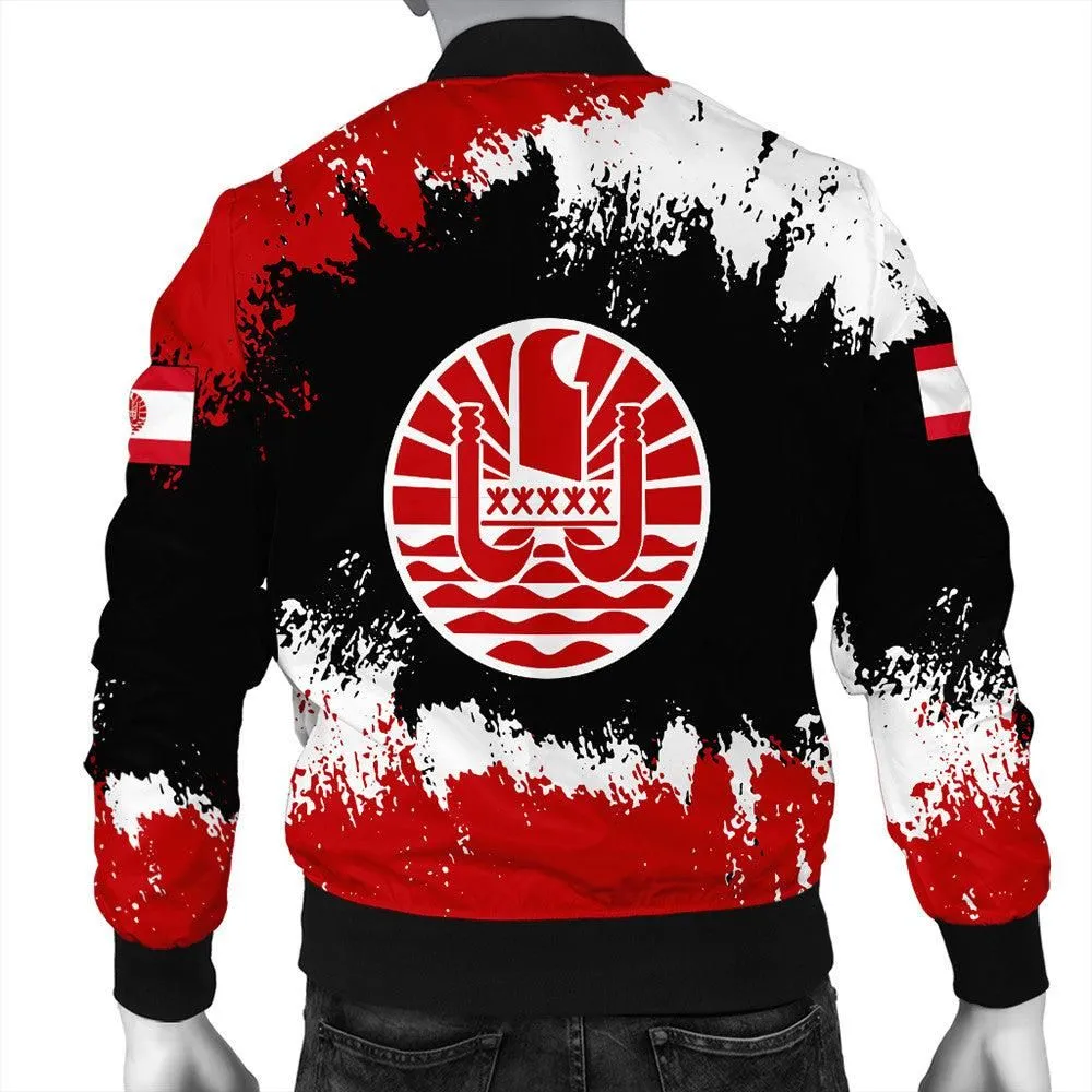 Wonder Print Shop Jacket - Tahiti Face Style Bomber Jacket