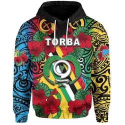 Vanuatu Torba And Hibiscus Hoodie LT6