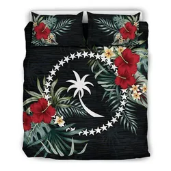 Chuuk Hibiscus Coat Of Arms Bedding Set A02 Dhc28111370Dd