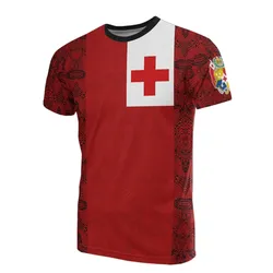 Tonga T shirt - Tonga Flag Coat Of Arms Polynesian Tattoo Style Style Style Style Style