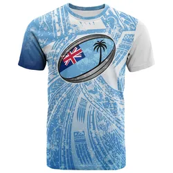 Fiji T-shirt - Fiji Rugby Tribal Patterns