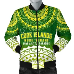 Cook Islands Bomber Jacket Love A Little Paradise (Mens)
