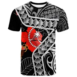 Chuuk T Shirt - Hibiscus Ft Polynesian Pattern
