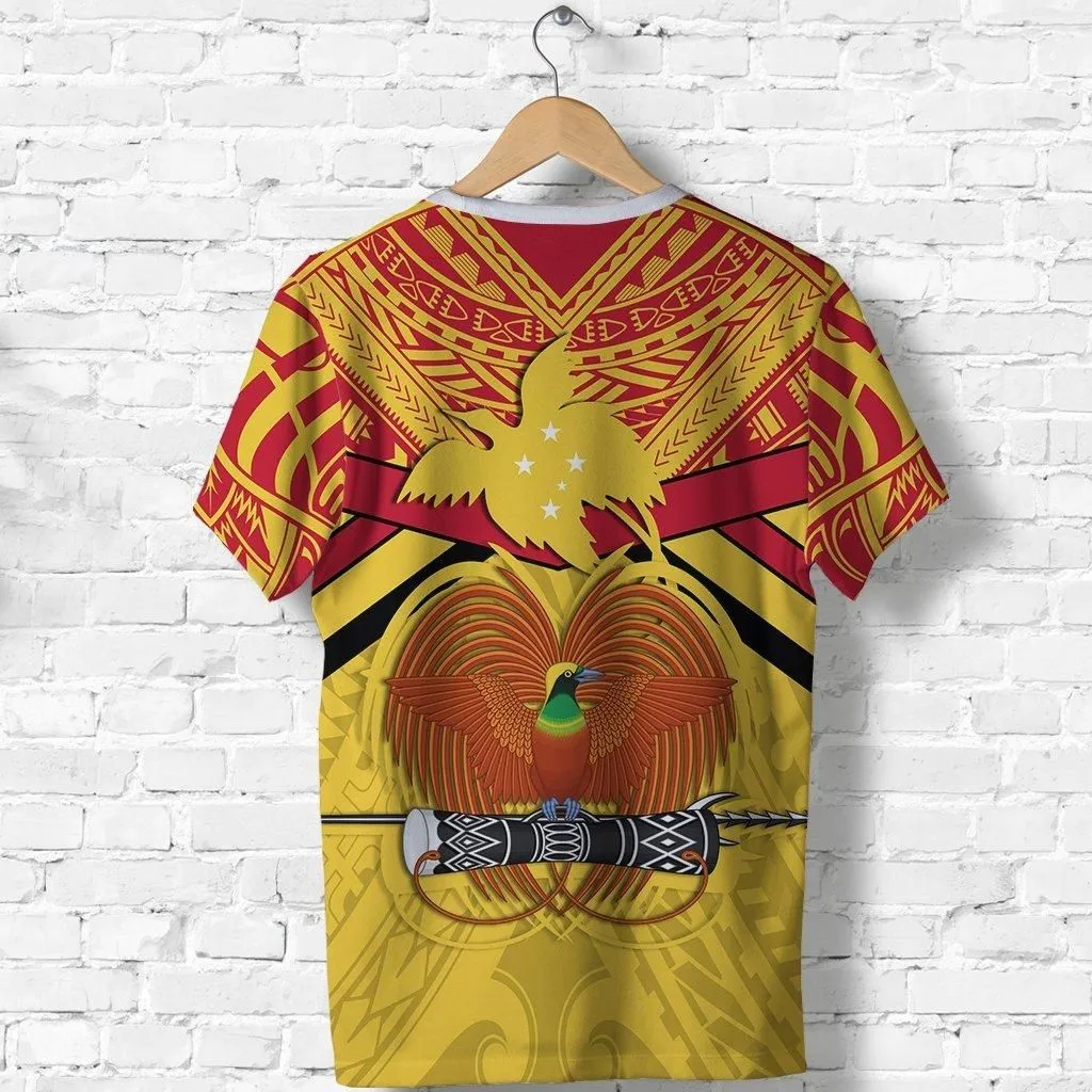 (Custom Personalised) Papua New Guinea Rugby T Shirt Png - The Kumuls