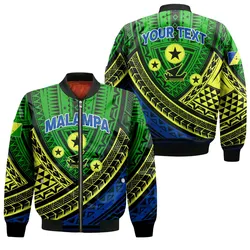 (Custom Personalised) Vanuatu Malampa Province Tribal Pattern Bomber Jacket - LT12