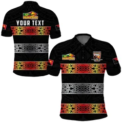 (Custom Personalised) The Hunters PNG Polo Shirt Papua New Guinea Hunters Rugby LT13