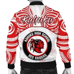 Alohawaii Jacket - Kanaka Kahuku High School Mens Bomber Jacket Demodern Style AH JH