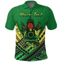 (Custom Personalised) Cook Islands Rugby Polo Shirt Simple Polynesian LT13