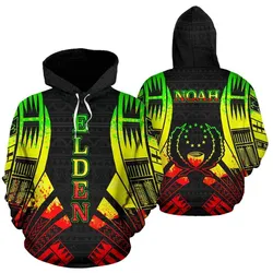Pohnpei Noah All Over Hoodie - Reggae Tattoo Style Custom Personalised