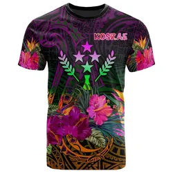 Kosrae T-Shirt - Summer Hibiscus - BN15