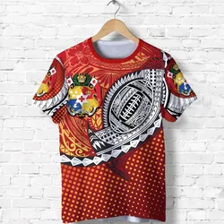 (Custom Personalised) Tonga Rugby T Shirt Polynesian Version Special