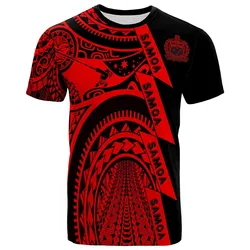Samoa Premium T-Shirt - Samoa Coat Of Arms Polynesian Tattoo Red New