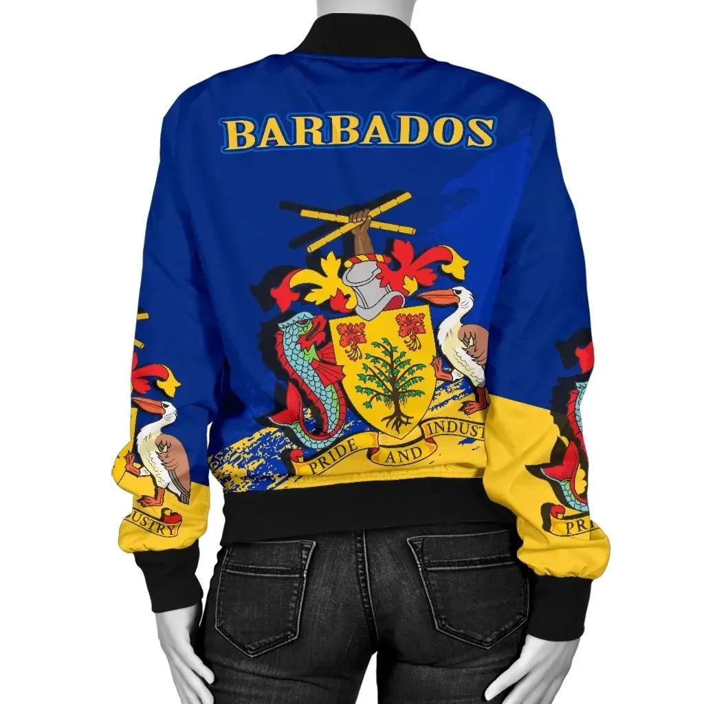 Barbados Special Women's Bomber Jacket A7