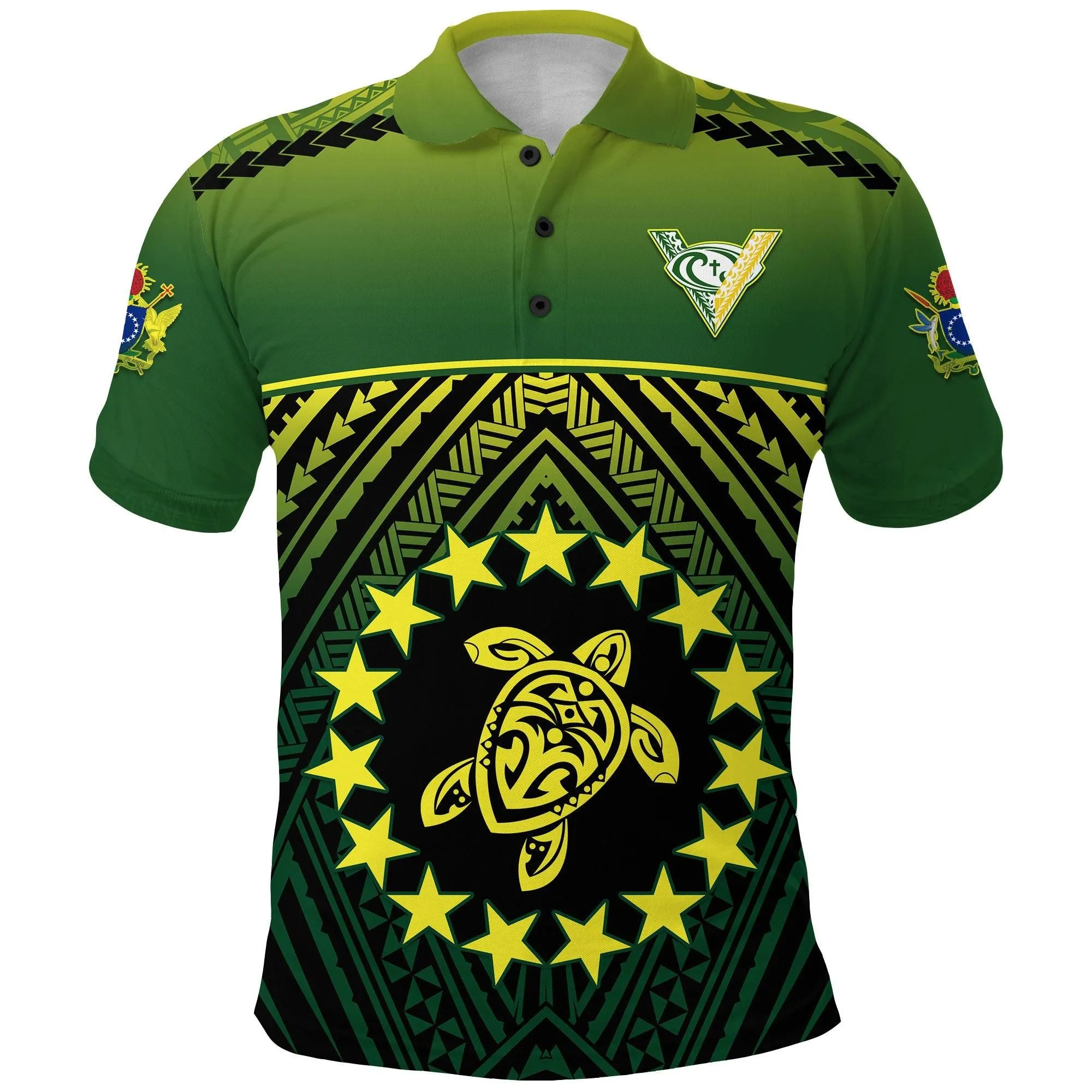 (Custom Personalised) The Kukis Polo Shirt Cook Islands Rugby - Custom Text and Number LT13