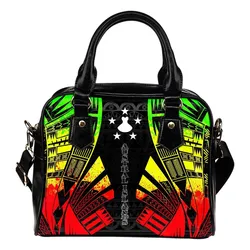 Austral Islands Shoulder Handbag - Polynesian Tattoo Reggae