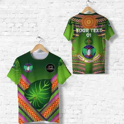 (Custom Personalised) Fiji Vuci Rugby Club T-Shirt Creative Style - Green, Personalized Text And Number LT8