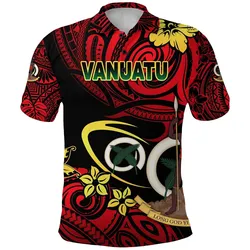 Vanuatu Rugby Polo Shirt Fashion Style