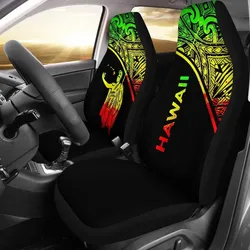 Hawaii Car Seat Covers - Kamehameha King Polynesian Reggae Curve