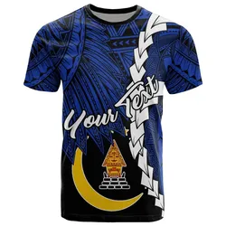 Palau Koror Polynesian Custom Personalised T shirt - Tribal Wave Tattoo