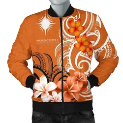 Marshall Islands Mens Bomber Jacket - Marshallese Spirit