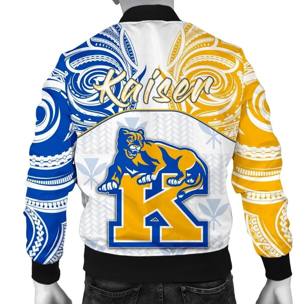 Alohawaii Jacket - Kanaka Kaiser High School Mens Bomber Jacket Demodern Style AH JH