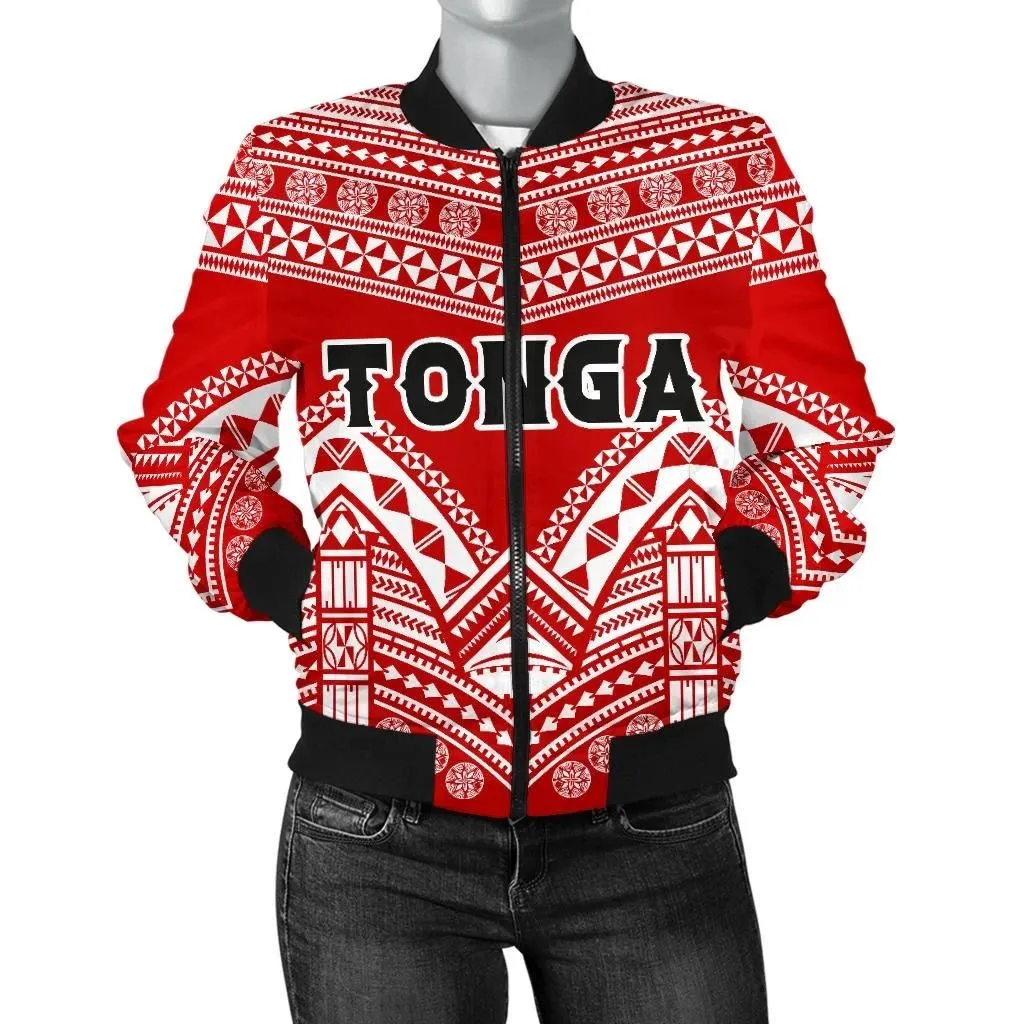 FamilyGater Jacket - Bomber Jacket Tonga Polynesian Tribal Pattern - BN12