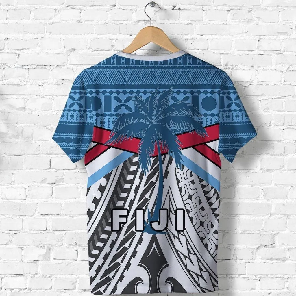 (Custom Personalised) Fiji Rugby T Shirt Tapa Cloth