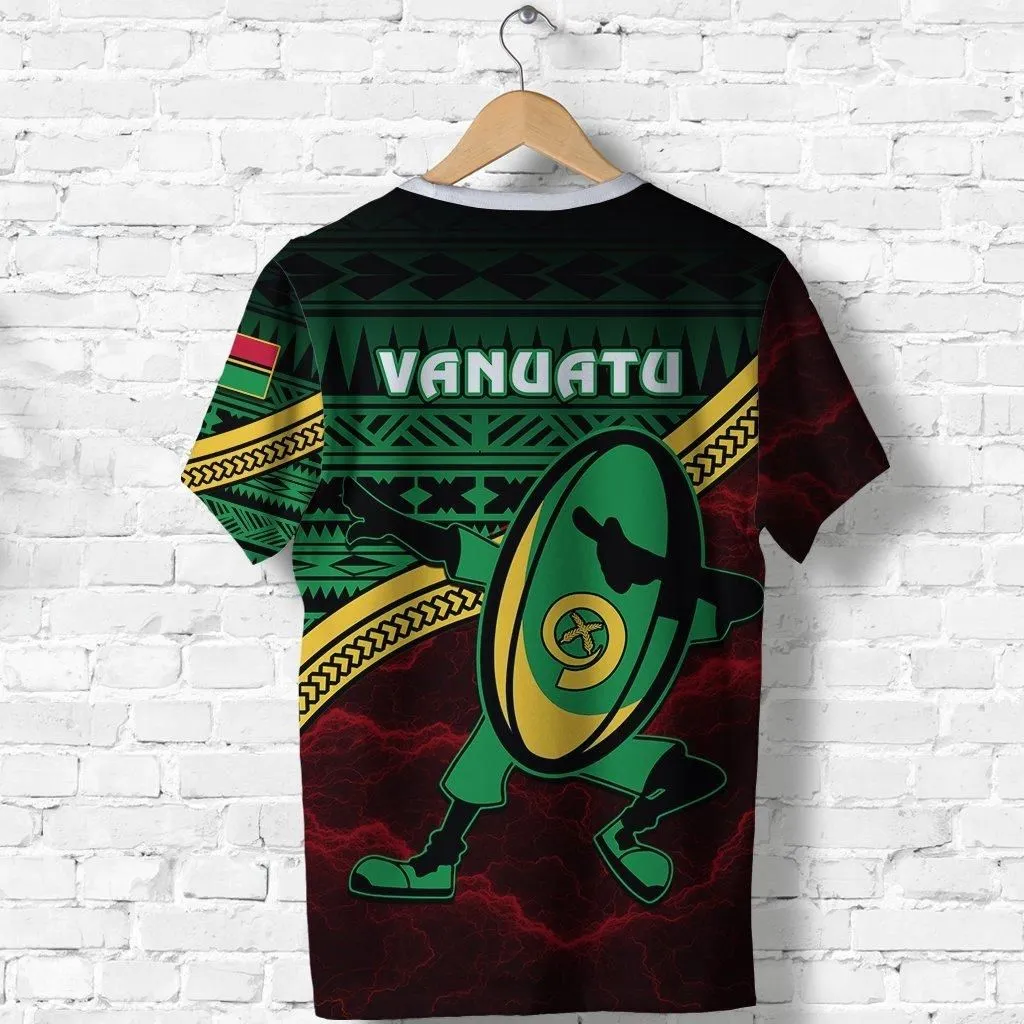 Vanuatu Rugby T shirt Dab Trend Creative