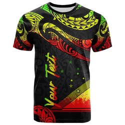Tokelau Polynesian Custom Personalised T-Shirt - Poly Tattoo Reggae Version