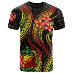 Samoa Polynesian T shirt - Reggae Plumeria