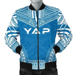 Yap Flag Polynesian Chief Men's Bomber Jacket - Bn10