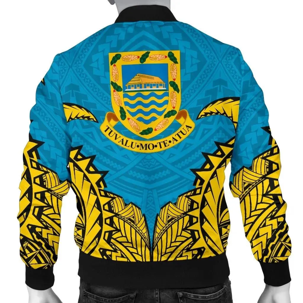 Tuvalu Premium Men's Bomber Jacket A7