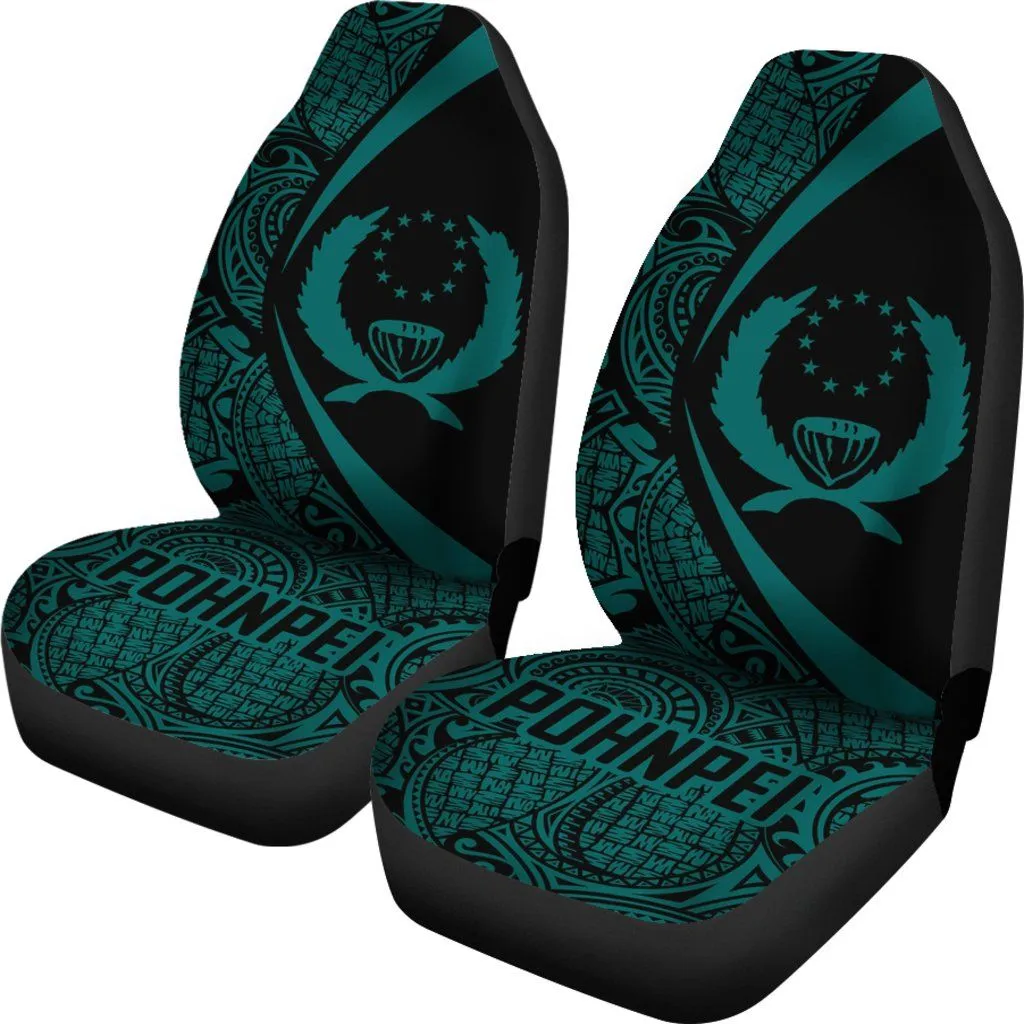 Pohnpei Coat Of Arm Polynesian Car Seat Covers – Circle Style 04 J9 – Car Seat Covers