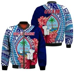 Guam Chamorro Bomber Jacket Happy Liberation Day Latte Stone LT13