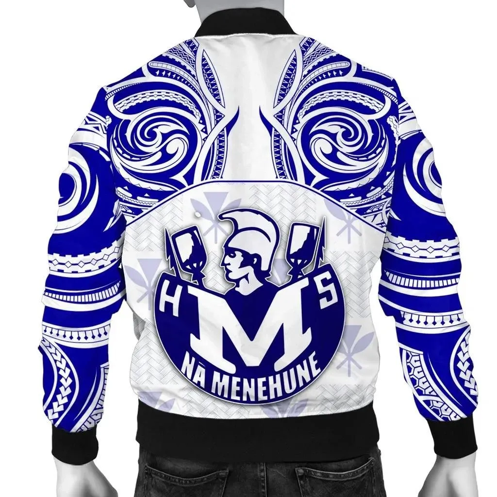 FamilyGaterJacket - Kanaka Moanalua High School Men's Bomber Jacket \bDemodern Style AH JH