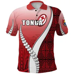 Tonga Rugby Polo Shirt Confident Polynesian