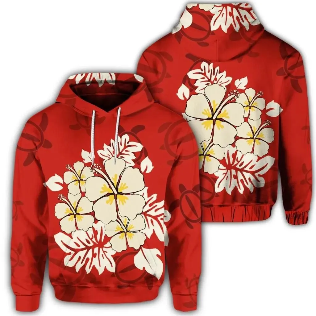 Alohawaii Hoodie - Hawaiian Hibiscus Polynesian Hoodie - AH - JR