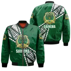 Tonga Saineha High School Tongan Patterns Bomber Jacket - LT12